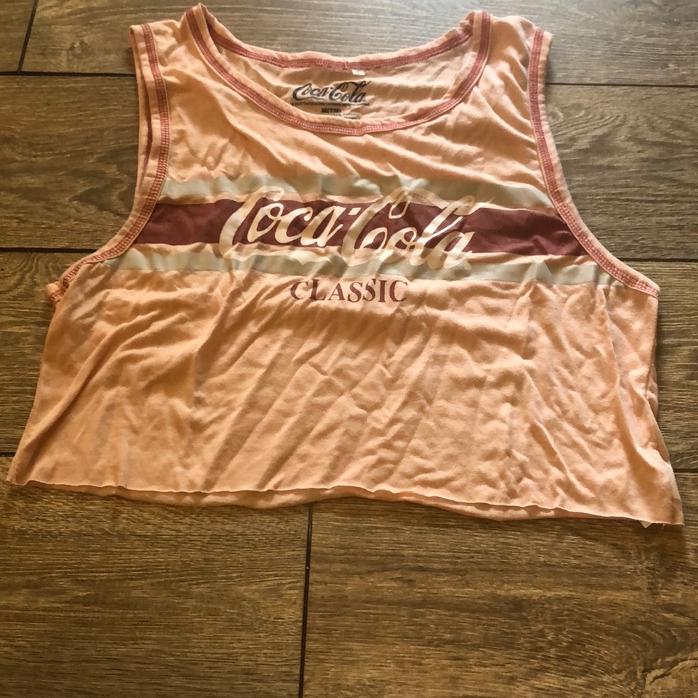 Coca-cola crop top
